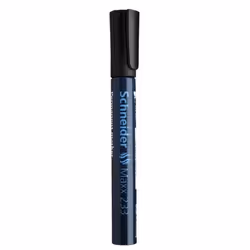 Schneider Schreibgeräte Maxx 233, Noir, Pointe biseautée, Noir, Moyen, 1 mm, 5 mm