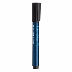Schneider Schreibgeräte Maxx 133, Noir, Pointe biseautée, Noir, Moyen, 1 mm, 4 mm