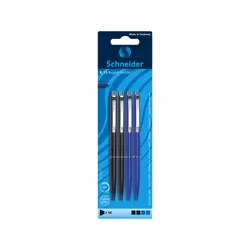 Schneider Schreibgeräte K 15 box, Clip, Stylo à bille multifonctions, Rechargeable, Noir, Bleu, 4 pièce(s)