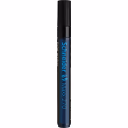 Schneider Schreibgeräte Maxx 270, Noir, Noir, Bleu, Moyen, Pointe ogive, 1 mm, 3 mm