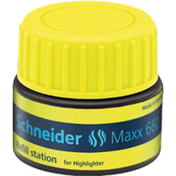 Schneider Schreibgeräte Refill station Maxx 660 recharge de marqueur Jaune 30 ml 1 pièce(s)