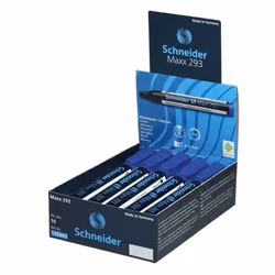 Schneider Schreibgeräte Maxx 293 marqueur 10 pièce(s) Pointe biseautée Bleu