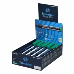 Schneider Schreibgeräte Maxx 293 marqueur 10 pièce(s) Pointe biseautée Vert