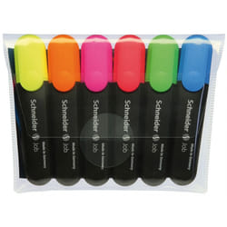 Schneider Schreibgeräte Job marqueur 6 pièce(s) Bleu, Vert, Orange, Rose, Rouge, Jaune
