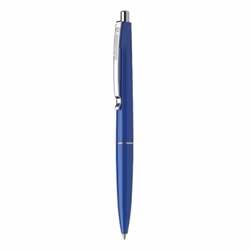 Schneider Schreibgeräte Office, Clip, Stylo à bille rétractable avec clip, Rechargeable, Bleu, Moyen