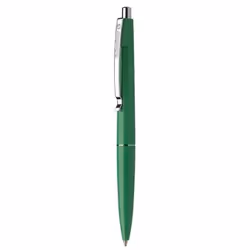 Schneider Schreibgeräte Office, Clip, Stylo à bille rétractable avec clip, Rechargeable, Vert, Moyen
