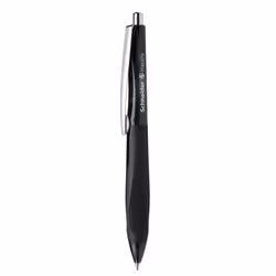 Schneider Schreibgeräte Haptify, Clip, Stylo à bille rétractable avec clip, Rechargeable, Noir, 10 pièce(s), Moyen