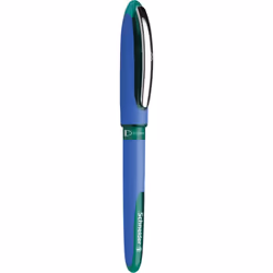 Schneider Schreibgeräte One Hybrid C, Stylo à bille, Bleu, Vert, Vert, Caoutchouc, 0,5 mm, Ambidextre