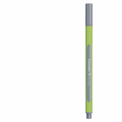 Schneider Schreibgeräte Line-Up, Gris, Vert, Gris, Plastique, Triangle, silver-grey, 0,4 mm