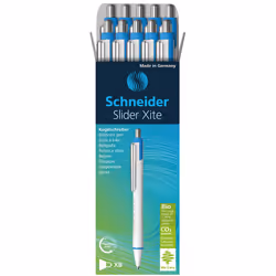 Schneider Schreibgeräte Slider Xite, Clip, Stylo à bille rétractable avec clip, Rouge, 10 pièce(s)