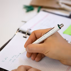 Schneider AG K 3 Biosafe Bleu Stylo à bille rétractable avec clip Moyen 10 pièce(s)