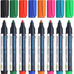 Schneider Schreibgeräte Maxx, 8 pièce(s), Noir, Bleu, Vert, Bleu clair, Vert clair, Orange, Rose, Rouge, Pointe ogive, Noir,  ...