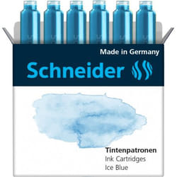 Schneider Schreibgeräte Pastel cartouche d'encre 6 pièce(s) Original Bleu