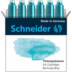 Schneider Schreibgeräte Pastel cartouche d'encre 6 pièce(s) Original Bleu