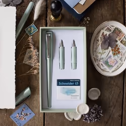 Schneider Schreibgeräte Callissima Gift Box stylo-plume Système de remplissage cartouche Couleur menthe 1 pièce(s)