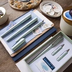 Schneider Schreibgeräte Callissima Gift Box stylo-plume Système de remplissage cartouche Couleur menthe 1 pièce(s) - Vue supplémentaire 4
