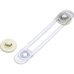 Olympia 98352 crochet de verrouillage et de vestiaire Transparent, Blanc Plastique, Silicone 1 pièce(s)