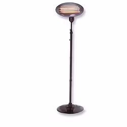 Olympia BS 55, Chauffage électrique à infrarouge, 1,9 m, IPX4, Sol, Noir, 2000 W