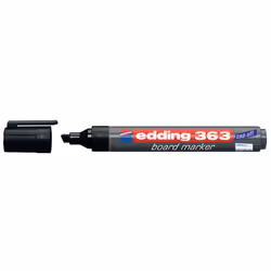 Edding 363, 1 pièce(s), Noir, Pointe biseautée, Plastique, Rond, 1 mm