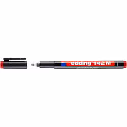 Edding 4-142002, Rouge, Fin, Noir, Rond, 1 mm, 141 mm