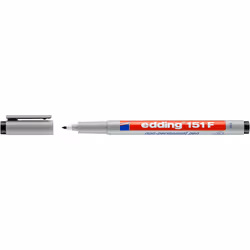 Edding 4-151001, Noir, Extra-fin, Gris, Rond, Encre à base d'eau, 0,6 mm