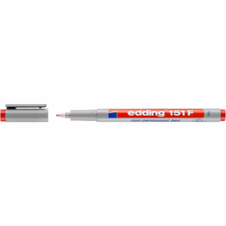 Edding 4-151002, Rouge, Extra-fin, Gris, Rond, Encre à base d'eau, 0,6 mm