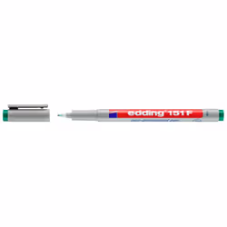 Edding 151 F, Vert, Fin, Plastique, Rond, Encre à base d'eau, 0,6 mm