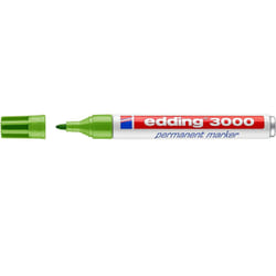 Edding 3000 marqueur indélébile Pointe ogive Vert clair 10 pièce(s)