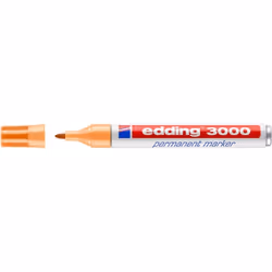 Edding 3000, Orange clair, Pointe ogive, Multicolore, Aluminium, 1,5 mm, 3 mm