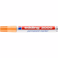 Edding 3000 marqueur indélébile Pointe ogive Orange clair 1 pièce(s)