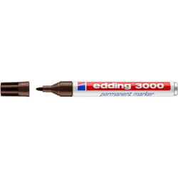 Edding 3000 marqueur indélébile Pointe ogive Marron 1 pièce(s)