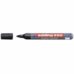 Edding 250, 10 pièce(s), Noir, Pointe ogive, Gris, Multicolore, Aluminium, Rond