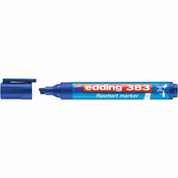 Edding 383, 1 pièce(s), Bleu, Pointe biseautée, Multicolore, Polypropylène (PP), Rond