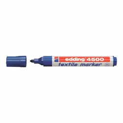 Edding 4500, Bleu, Pointe ogive, Bleu, Blanc, Polypropylène (PP), Moyen, 2 mm
