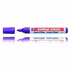 Edding Textielmarker e-4500, Violet, Rouge, Violet, Blanc, 3 mm