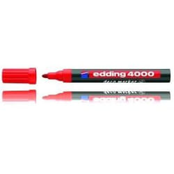 Edding e-4000 marqueur Rouge