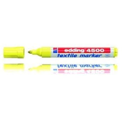Edding Textielmarker e-4500 marqueur indélébile Pointe ogive Jaune
