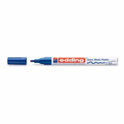 Edding 751, Bleu, Bleu, Blanc, 1 mm, 2 mm, 10 pièce(s)