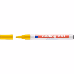 Edding 751, Jaune, Multicolore, 1 couleurs, Pointe ogive, Rond, 400 °C