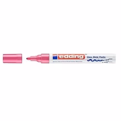 Edding 750, Rose, Rose, Blanc, 1 couleurs, Pointe ogive, Rond, 2 mm