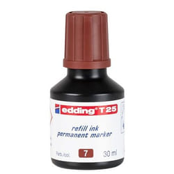 Edding T 25 recharge de marqueur Marron 30 ml 1 pièce(s)