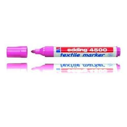 Edding Textielmarker e-4500 marqueur indélébile Pointe ogive Rose