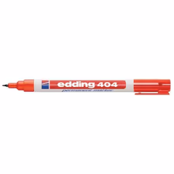Edding 404, Rouge, Pointe ogive, Rouge, Blanc, Plastique, 0,75 mm, 0,75 mm