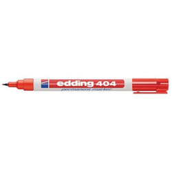 Edding 404 marqueur indélébile Pointe ogive Rouge 1 pièce(s)