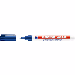 Edding 404, Bleu, Pointe fine, Bleu, Plastique, Fin, 0,75 mm