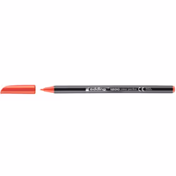 Edding 1200, Fin, 1 couleurs, Rouge, 1 mm, 1 mm, 1 mm
