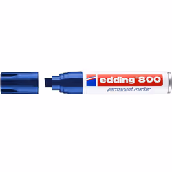 Edding 800, Bleu, Pointe ronde, Bleu, Blanc, Aluminium, Extra-large, 4 mm