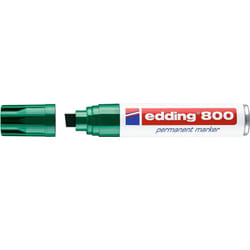 Edding 800 marqueur indélébile Pointe biseautée Vert 1 pièce(s)