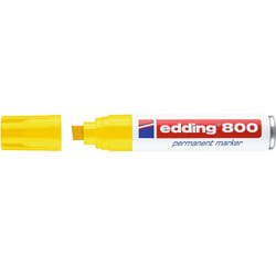 Edding 800 marqueur indélébile Pointe biseautée Jaune 1 pièce(s)