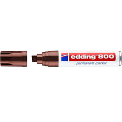Edding 800 marqueur indélébile Pointe biseautée Marron 1 pièce(s)